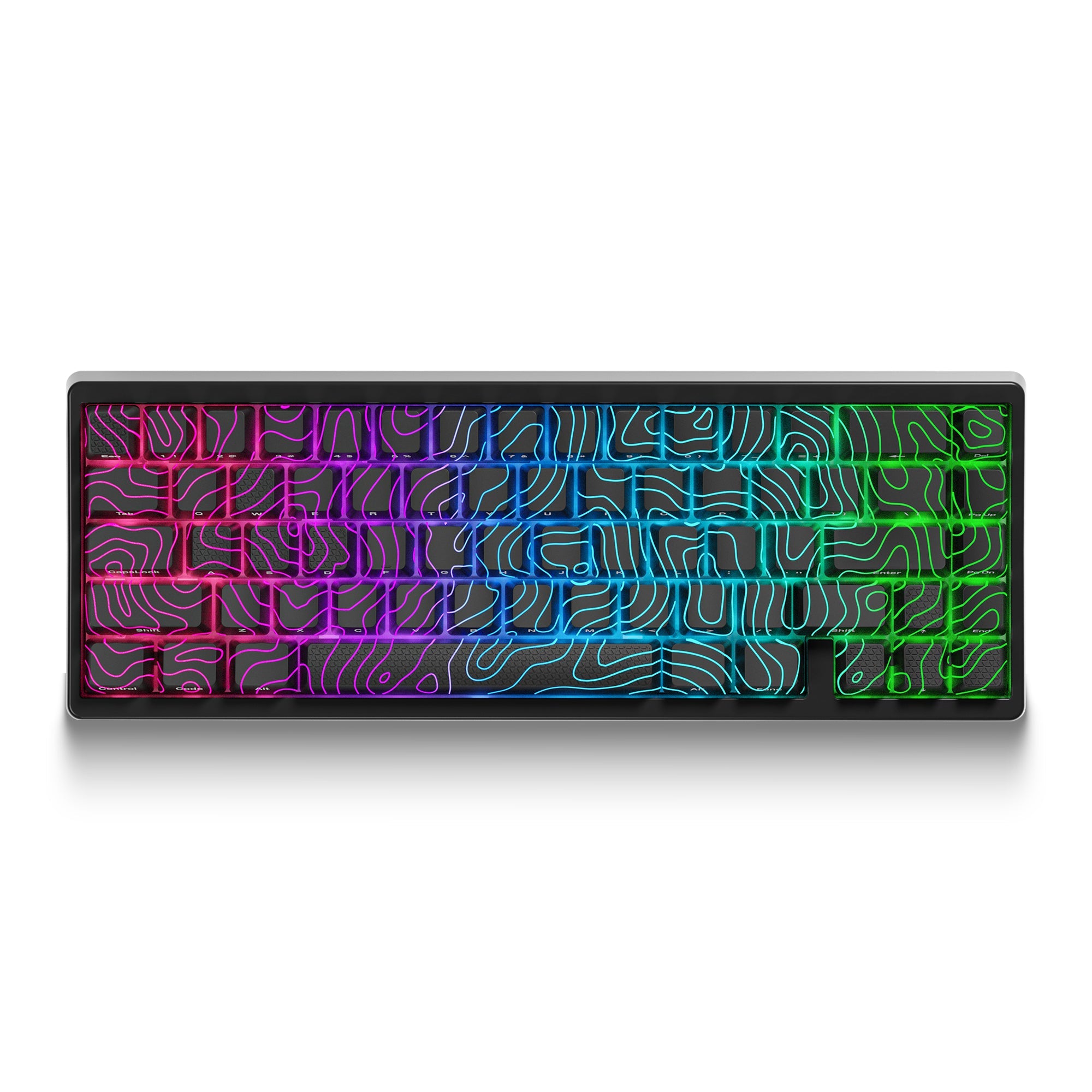 XVX M67 JadeStone Interstellar Black Tri-Mode RGB Mechanical Keyboard