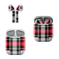 Red Plaid - Apple AirPods Skin