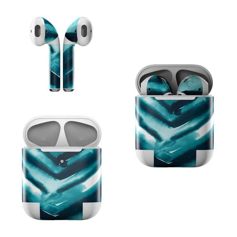 Watercolor Chevron - Apple AirPods Skin