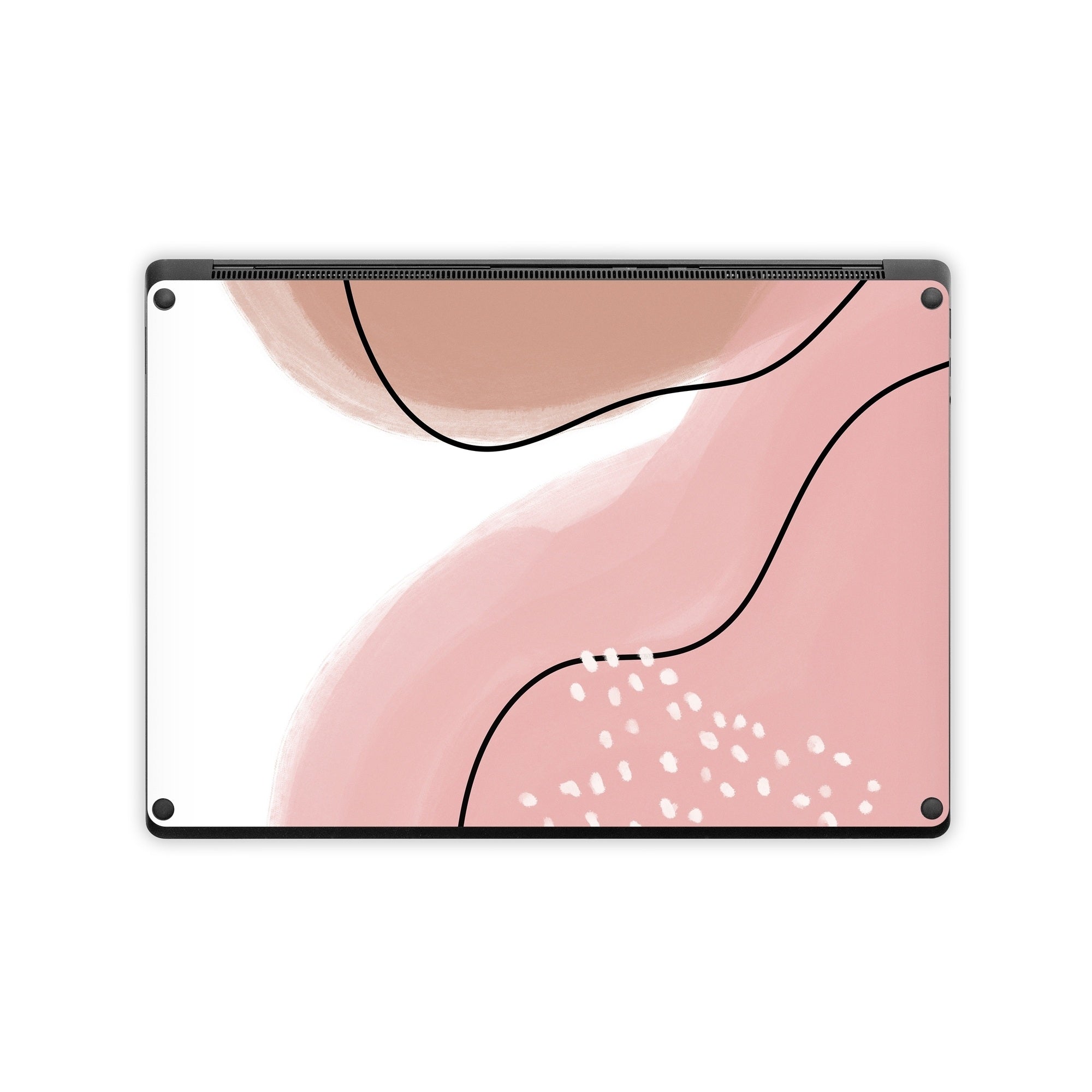 Abstract Pink and Brown - Microsoft Surface Laptop Skin