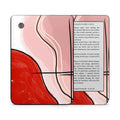 Abstract Red - Kobo Clara 2E Skin