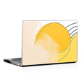 Abstract Yellow - Laptop Lid Skin