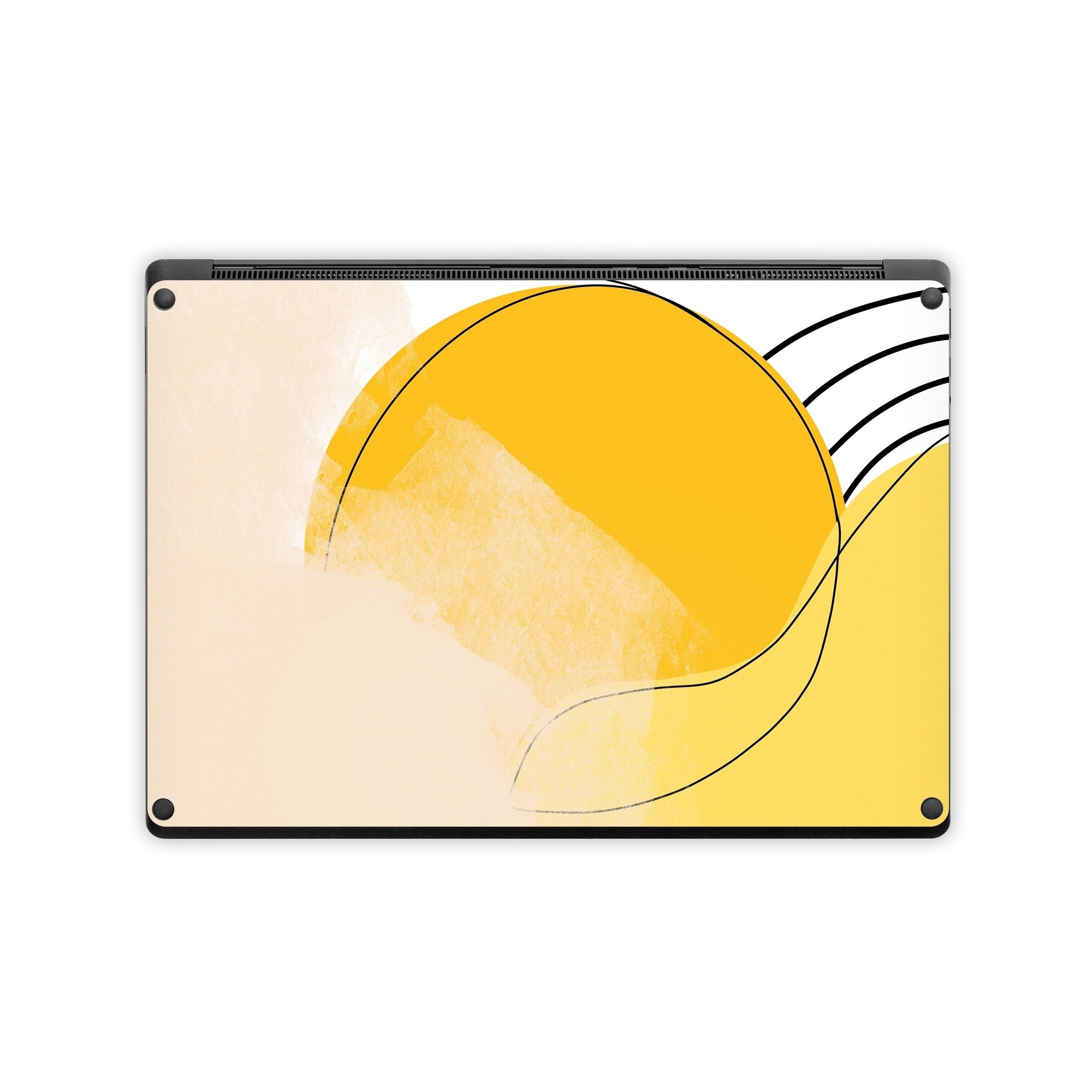 Abstract Yellow - Microsoft Surface Laptop Skin