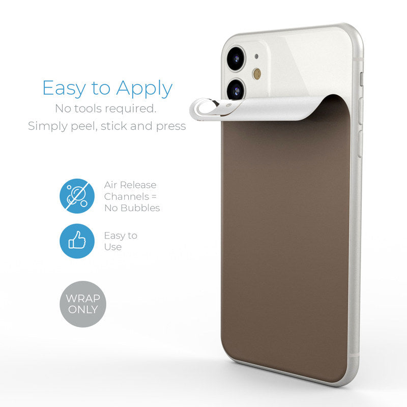 Solid State Flat Dark Earth - Apple iPhone 11 Skin
