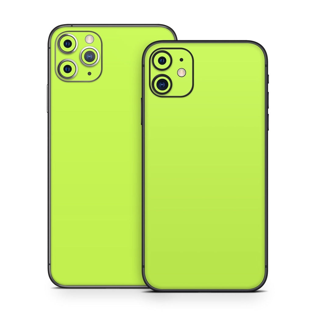 Solid State Lime - Apple iPhone 11 Skin