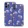 Purple Flowers - Apple iPhone 12 Skin
