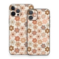 Terracotta Daisies - Apple iPhone 12 Skin