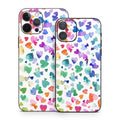 Valentines Love Hearts - Apple iPhone 12 Skin
