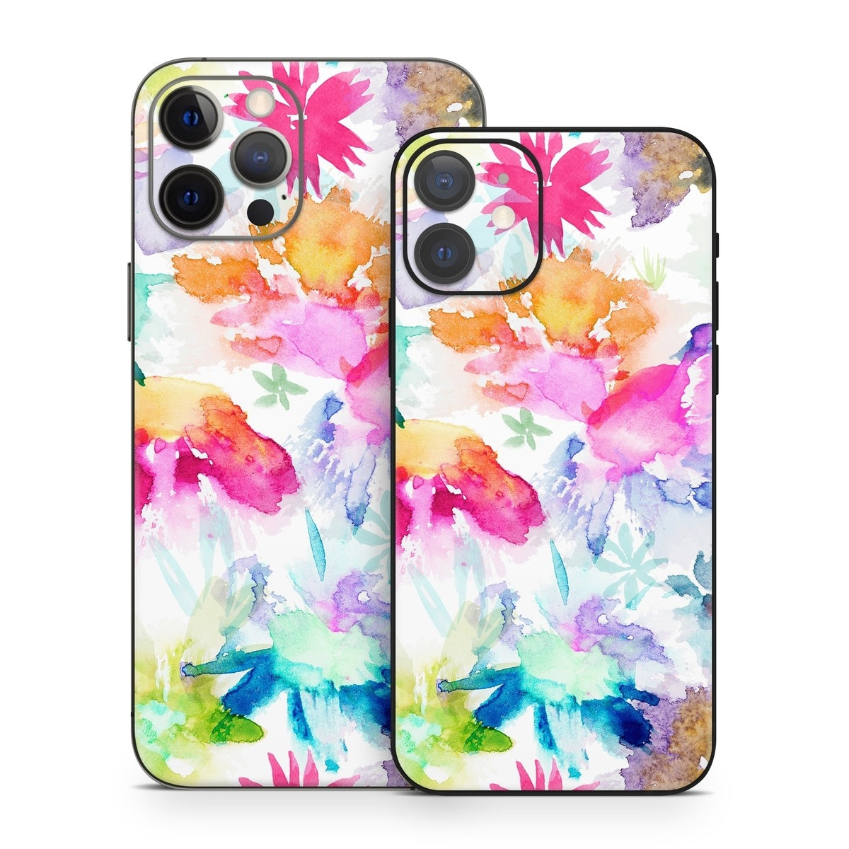Watercolor Spring Memories - Apple iPhone 12 Skin