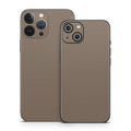 Solid State Flat Dark Earth - Apple iPhone 13 Skin