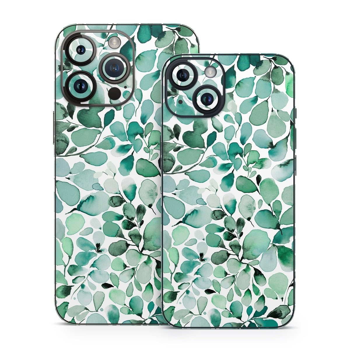 Watercolor Eucalyptus Leaves - Apple iPhone 14 Skin