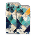 Gold Clouds - Apple iPhone 15 Skin