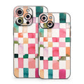 Watercolor Squares - Apple iPhone 15 Skin