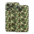 Woodland Camo - Apple iPhone 15 Skin