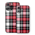 Red Plaid - Apple iPhone 16 Skin