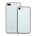 Checker Light Blue - Apple iPhone 8 Skin