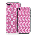 Pink Checks - Apple iPhone 8 Skin