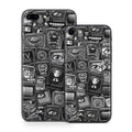 Distraction Tactic B&W - Apple iPhone 8 Skin
