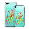 Merkitten with Ukelele - Apple iPhone 8 Skin