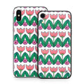 Deco Tulips - Apple iPhone X Skin