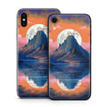 Mountain Moonrise - Apple iPhone X Skin