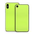 Solid State Lime - Apple iPhone X Skin