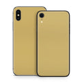 Solid State Mustard - Apple iPhone X Skin