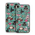 Tattoo Dogs - Apple iPhone X Skin