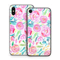 Watercolor Roses - Apple iPhone X Skin