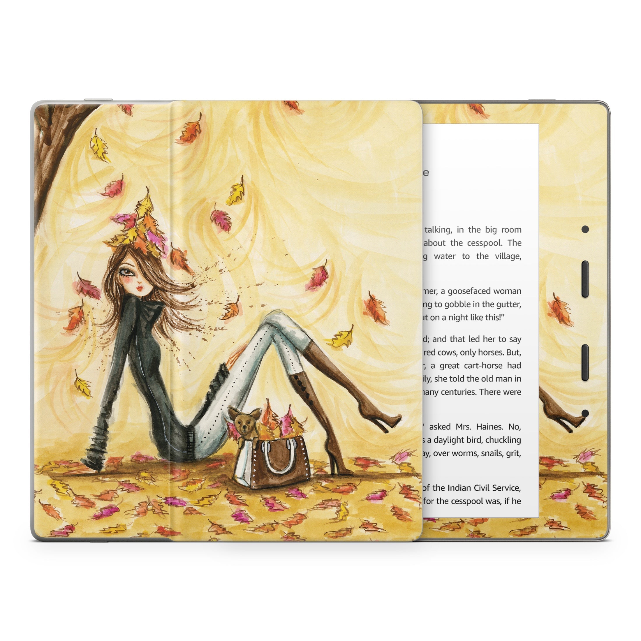 Autumn Leaves - Amazon Kindle Skin