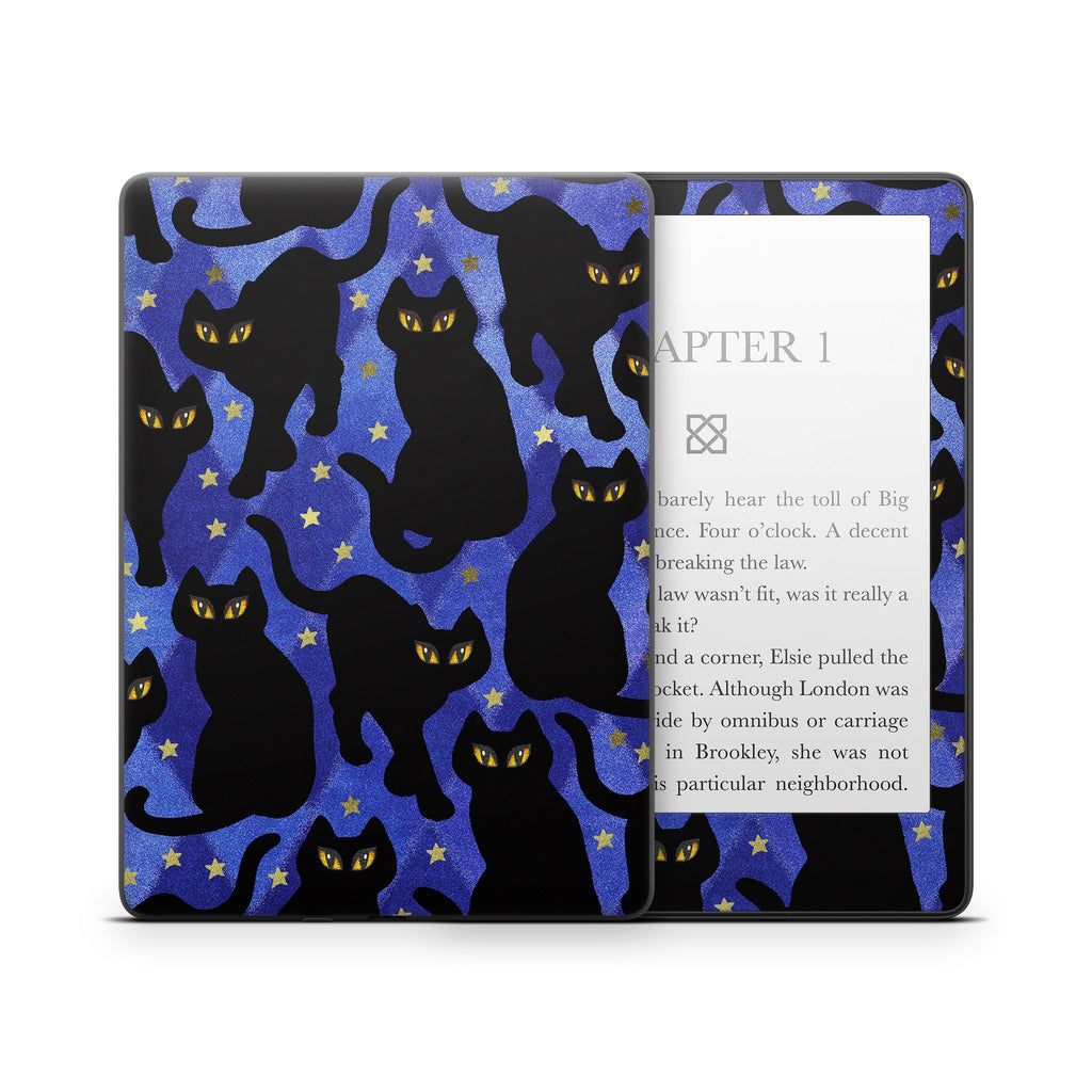 Cat Silhouettes - Amazon Kindle Skin