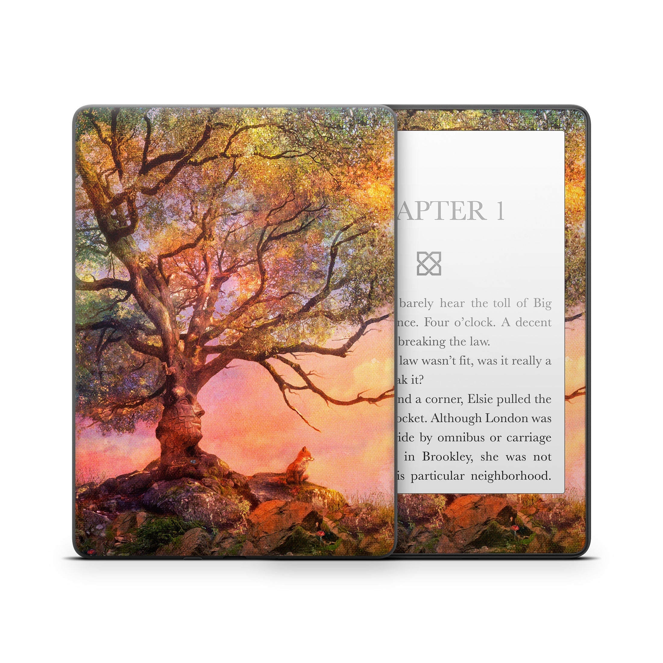 Fox Sunset - Amazon Kindle Skin