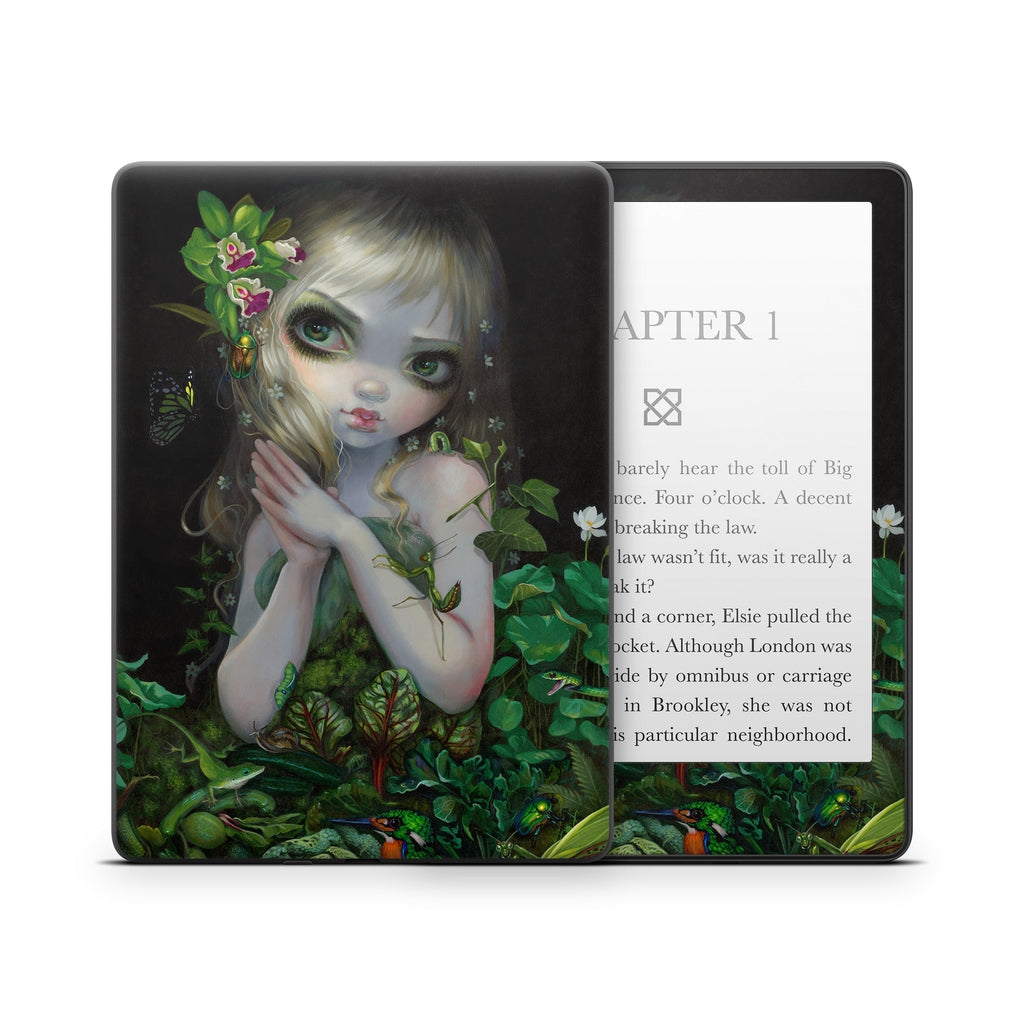 Green Goddess - Amazon Kindle Skin