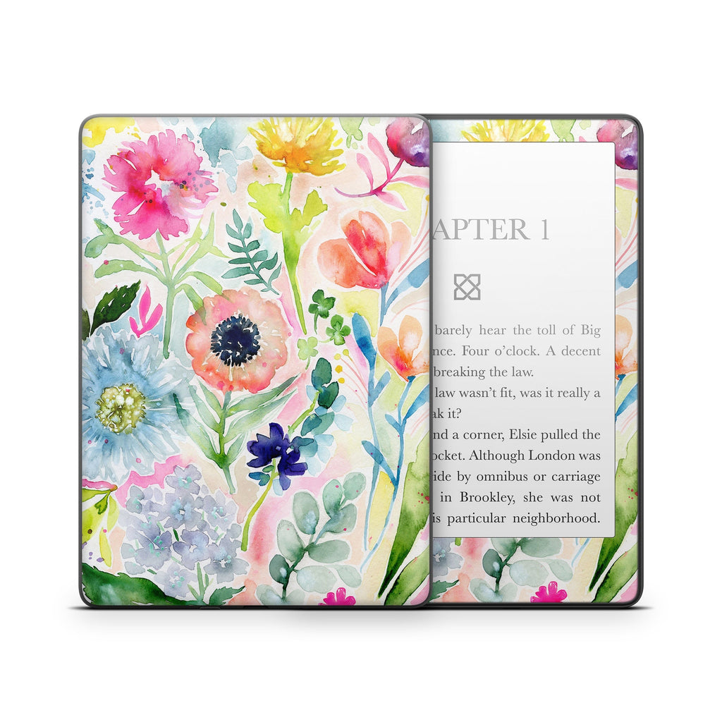 Loose Flowers - Amazon Kindle Skin