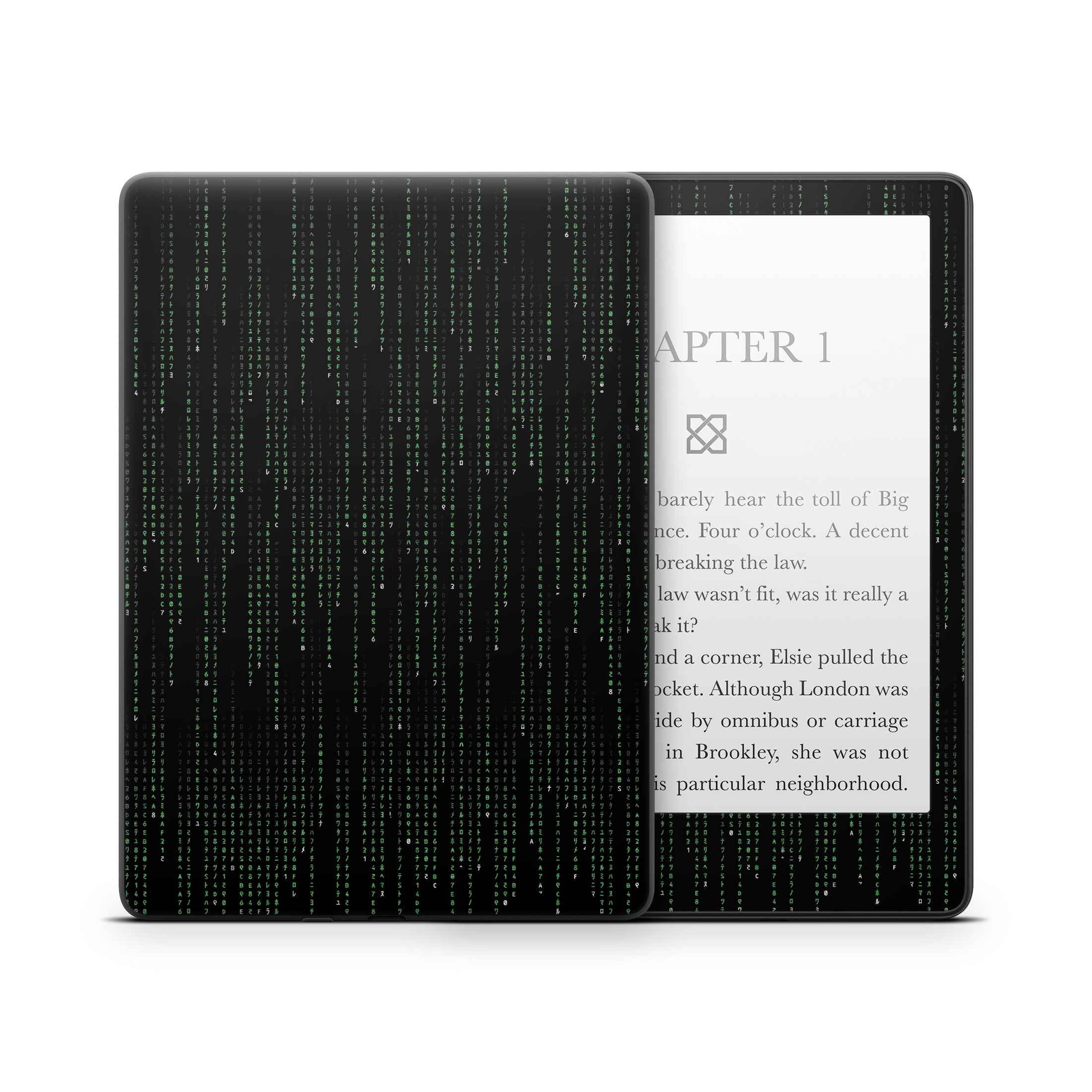 Matrix Style Code - Amazon Kindle Skin