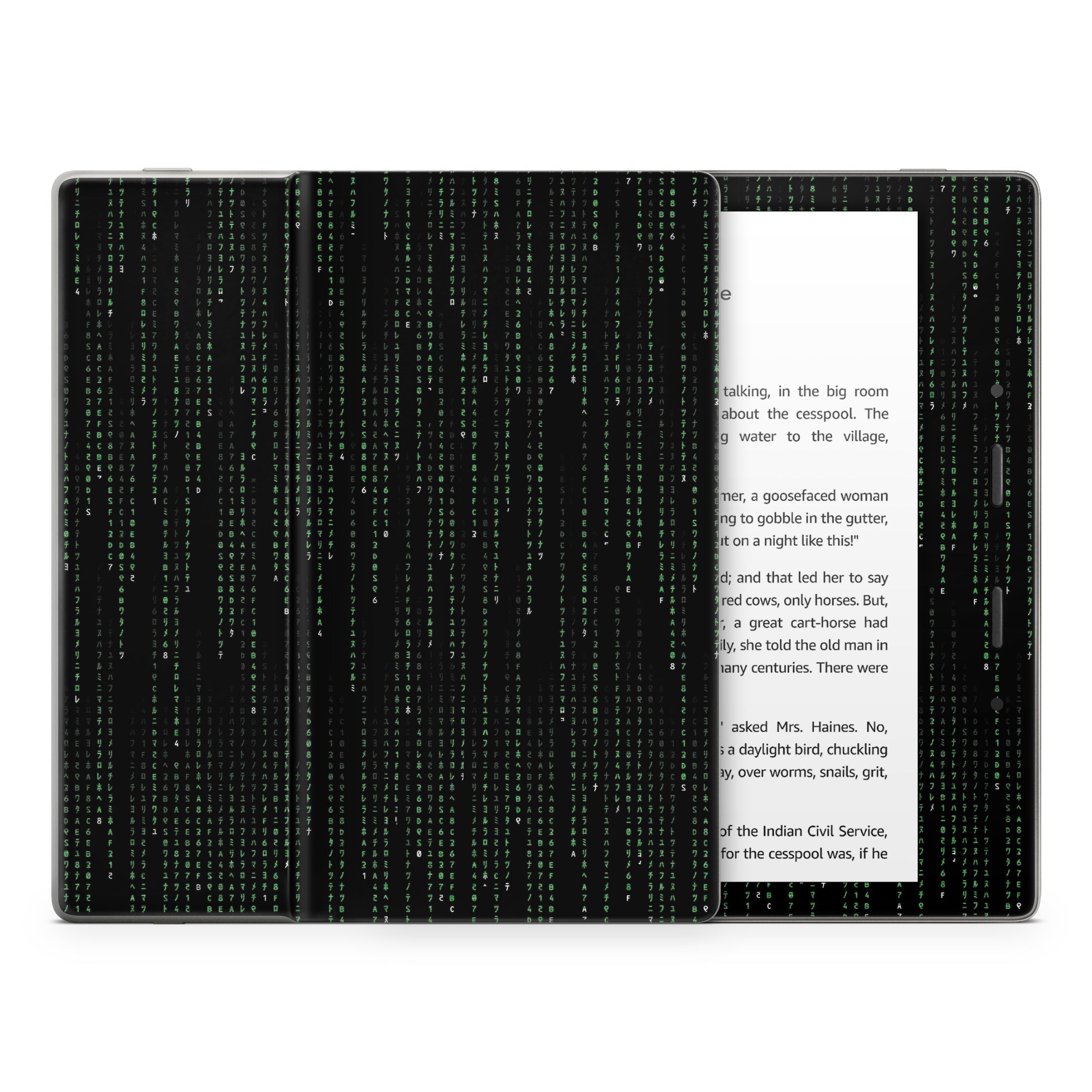 Matrix Style Code - Amazon Kindle Skin