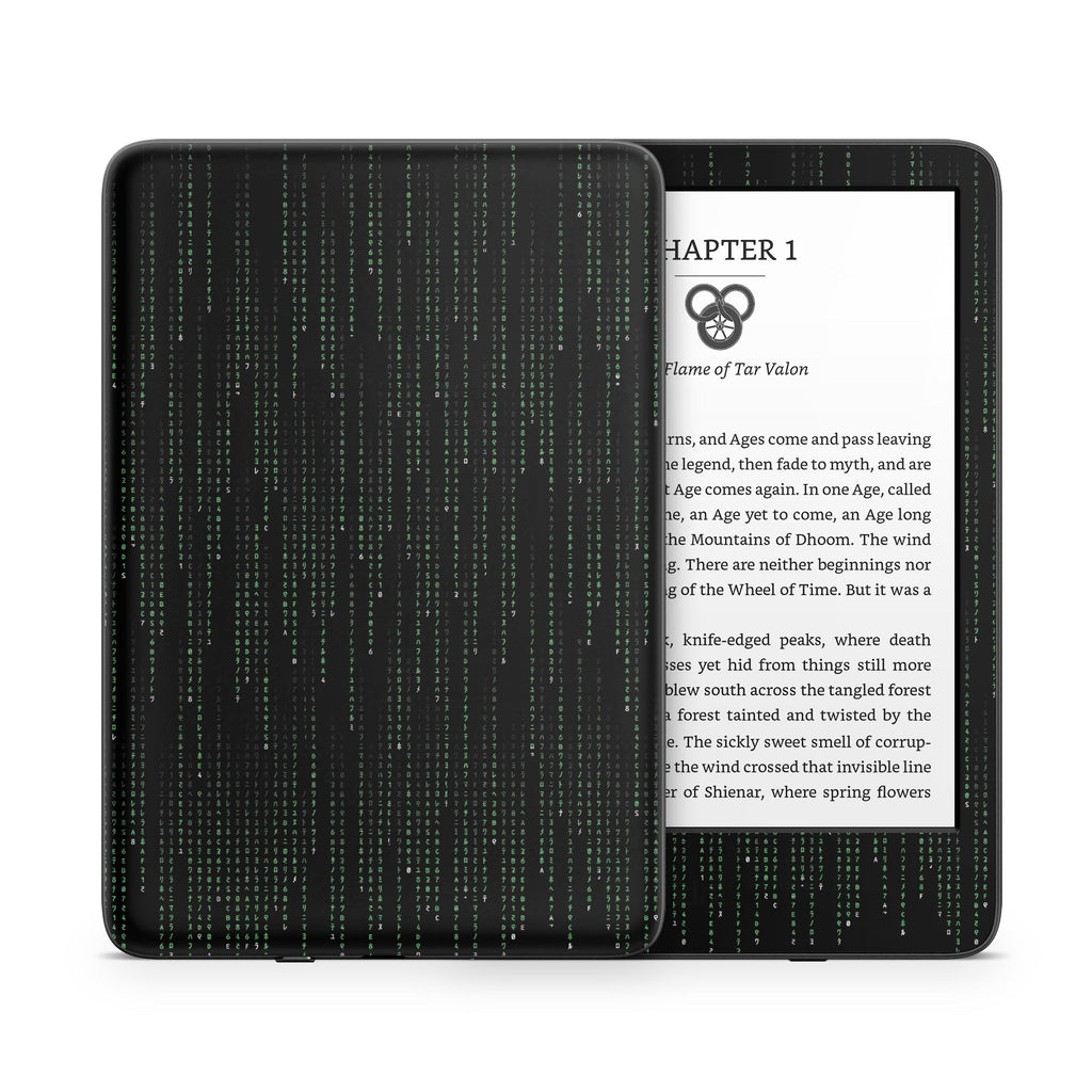 Matrix Style Code - Amazon Kindle Skin