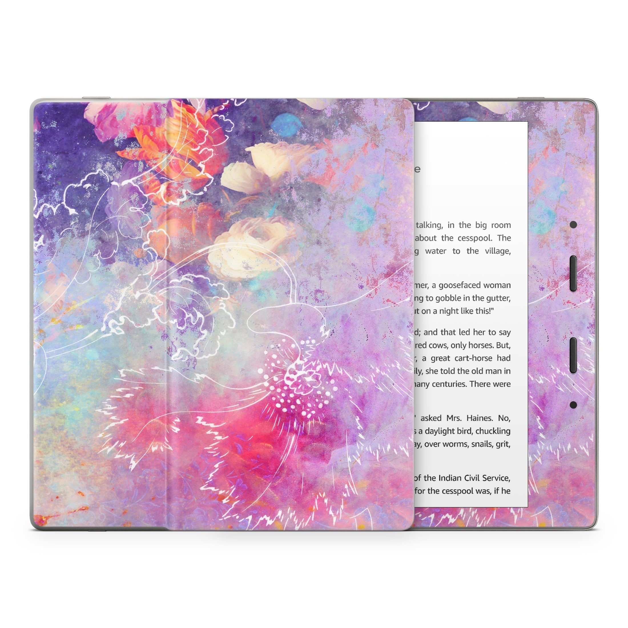 Sketch Flowers Lily - Amazon Kindle Skin