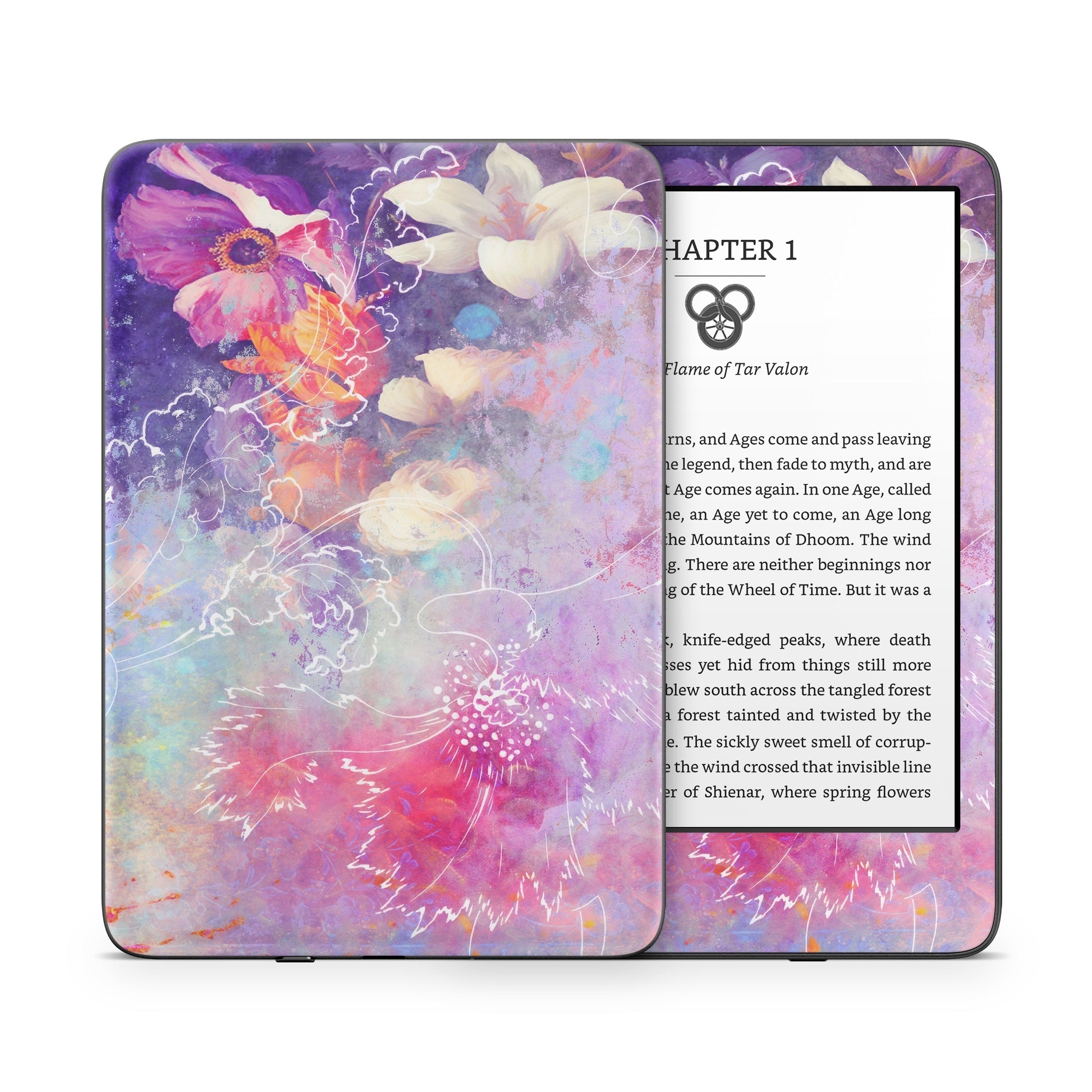 Sketch Flowers Lily - Amazon Kindle Skin