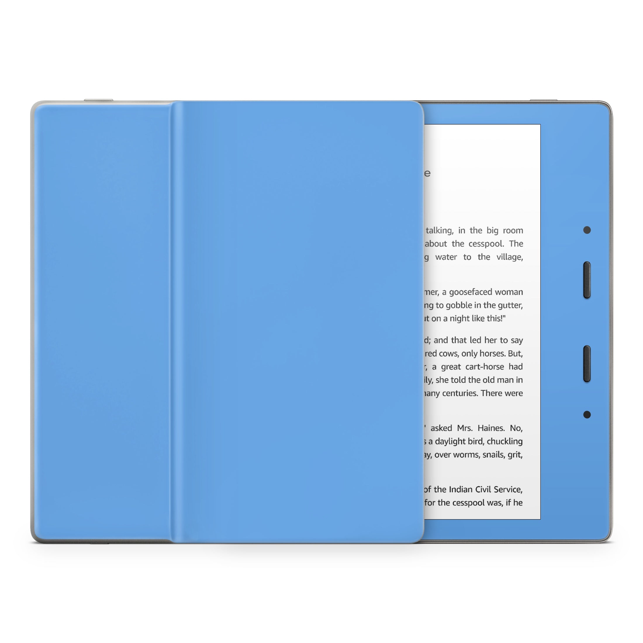 Solid State Blue - Amazon Kindle Skin