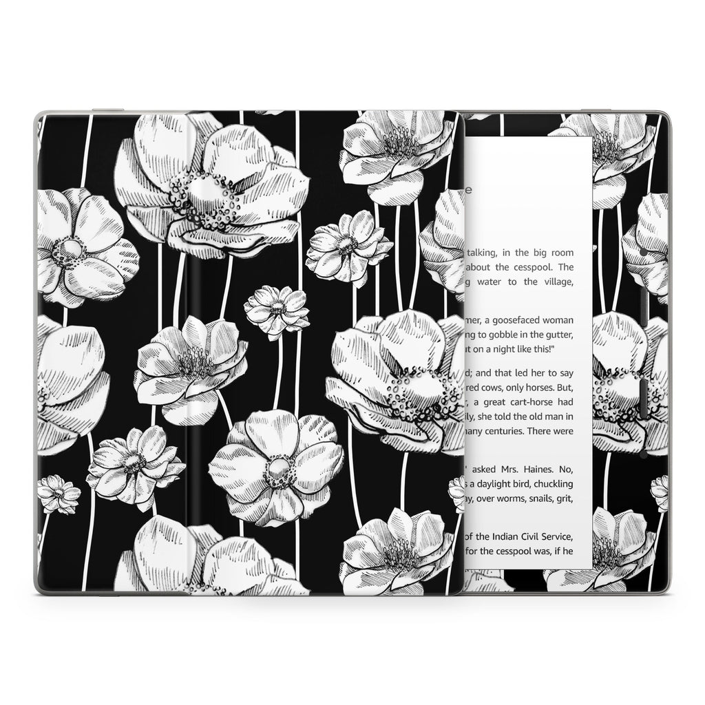 Striped Blooms - Amazon Kindle Skin
