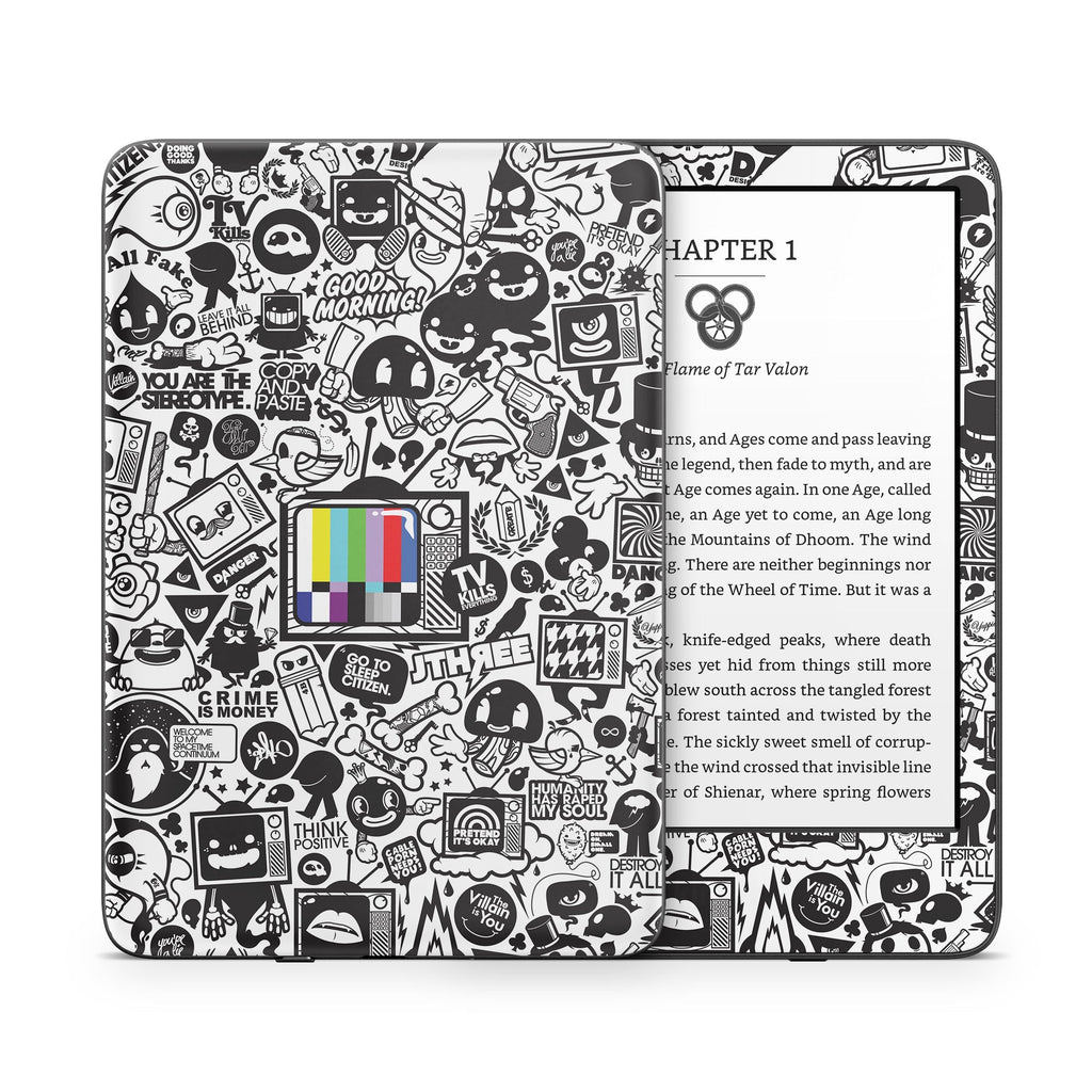 TV Kills Everything - Amazon Kindle Skin