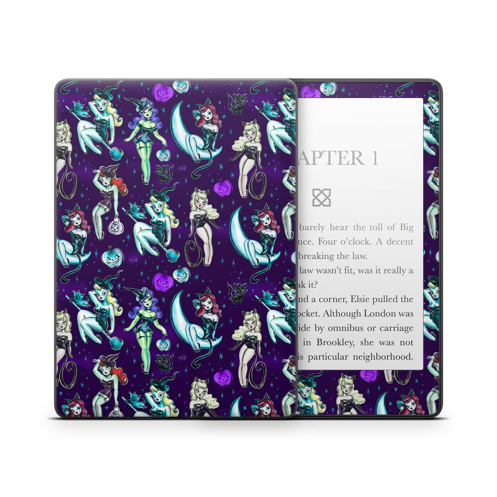 Witches and Black Cats - Amazon Kindle Skin