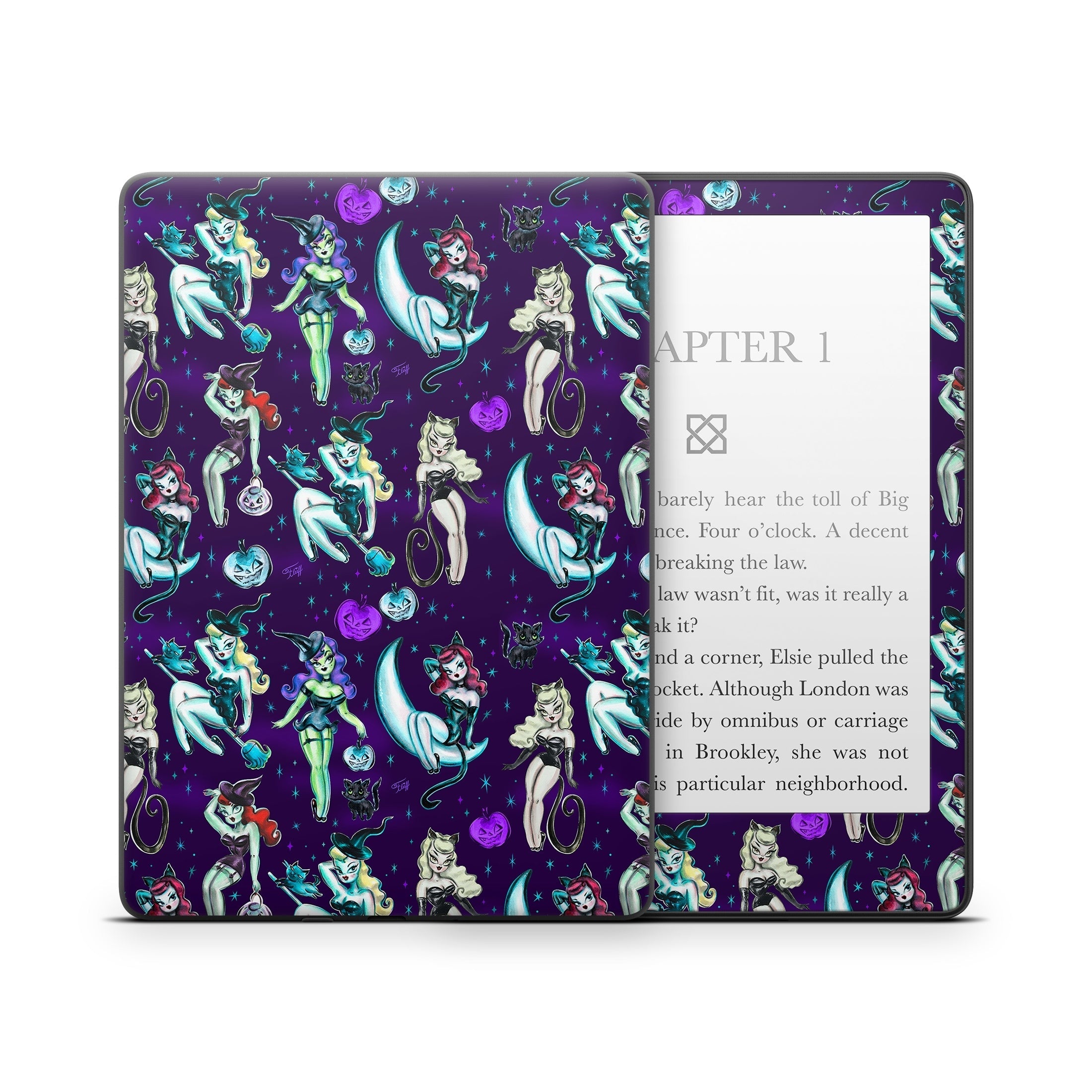 Witches and Black Cats - Amazon Kindle Skin