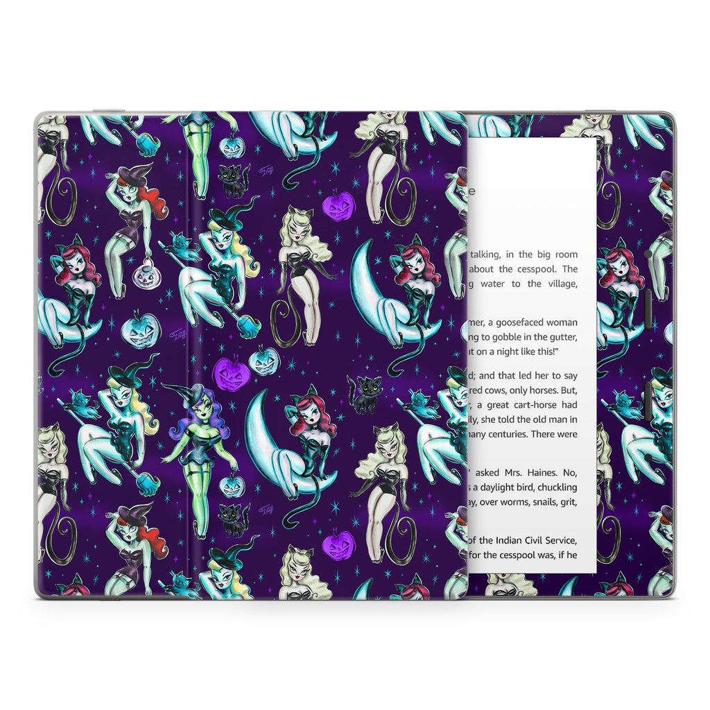 Witches and Black Cats - Amazon Kindle Skin