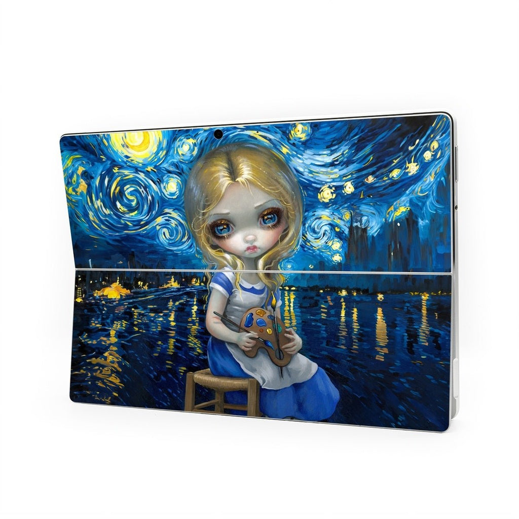 Alice in a Van Gogh - Microsoft Surface Pro Skin