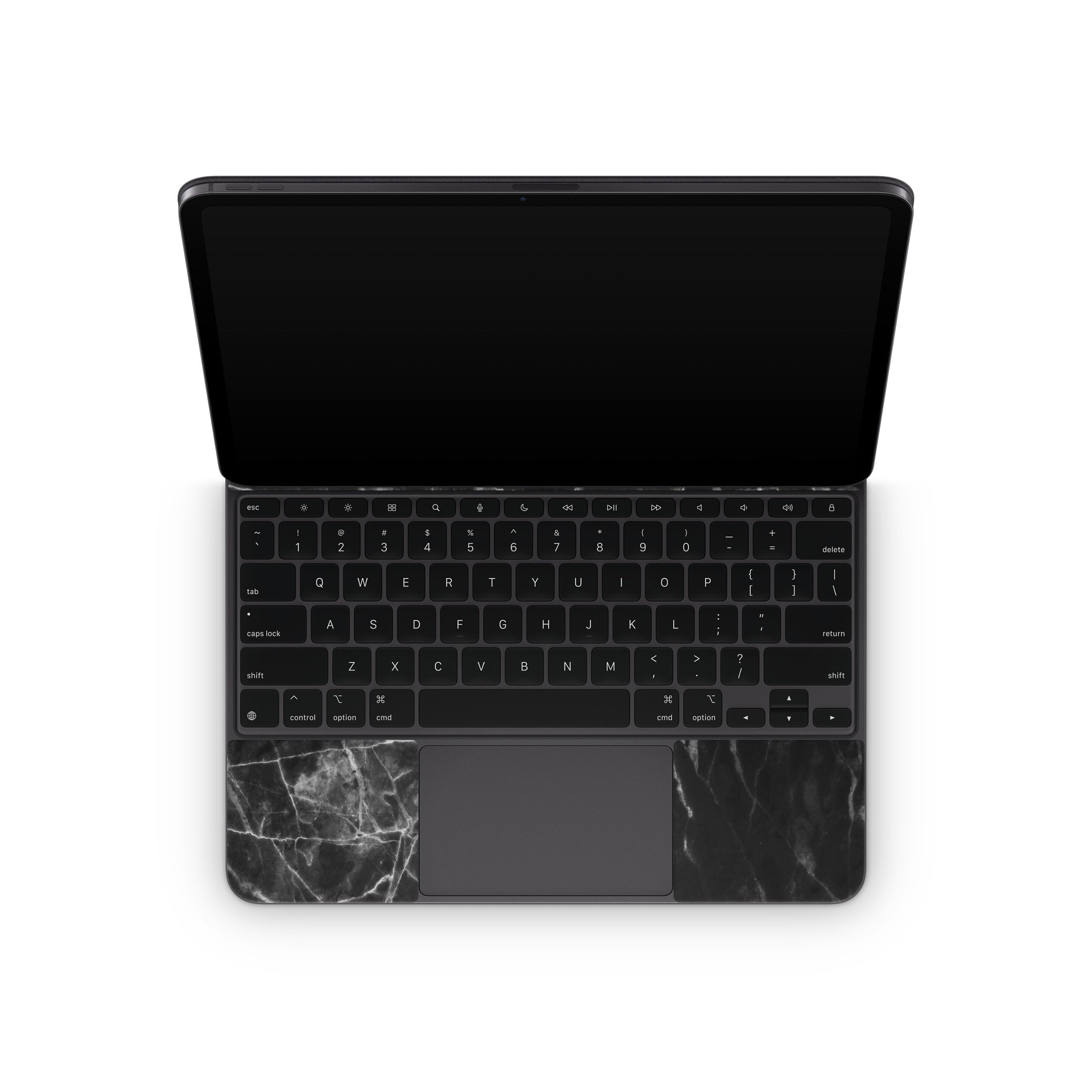 Black Marble - Apple Magic Keyboard for iPad Skin