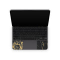 Black Gold Marble - Apple Magic Keyboard for iPad Skin