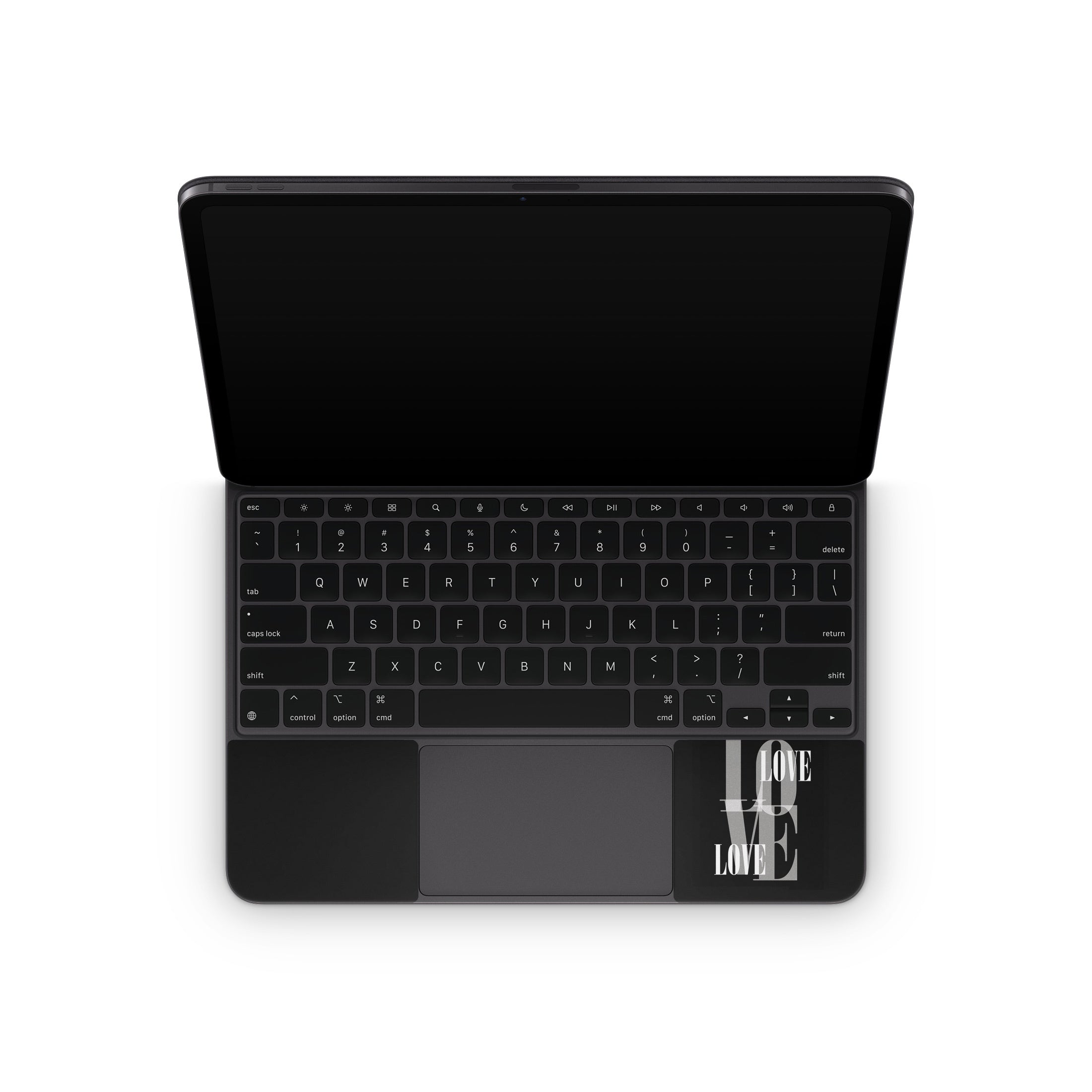 Black Love - Apple Magic Keyboard for iPad Skin