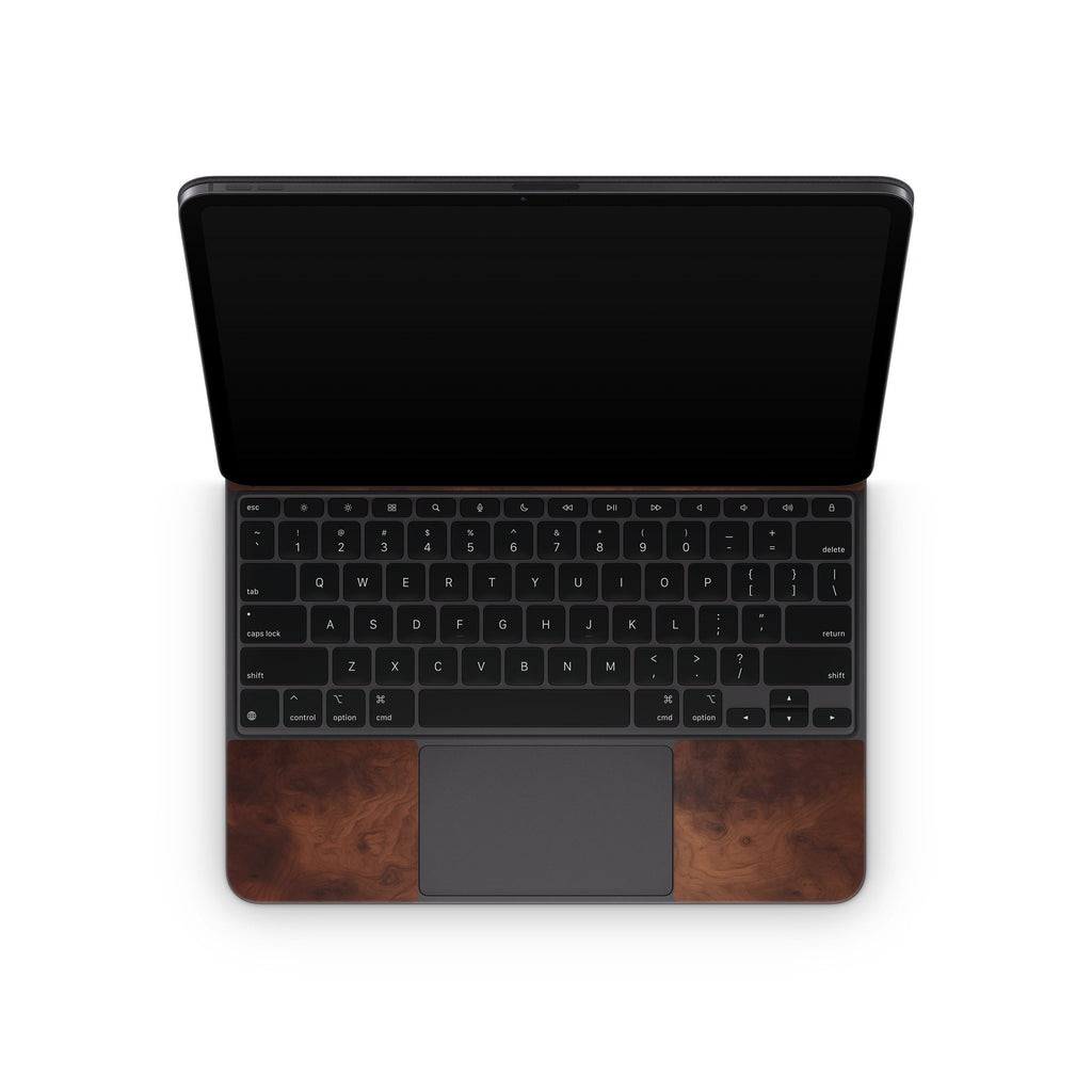 Dark Burlwood - Apple Magic Keyboard for iPad Skin